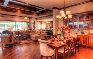 The Valverde, A Showcase Home for All Seasons (3 of 5) - dining room to living room