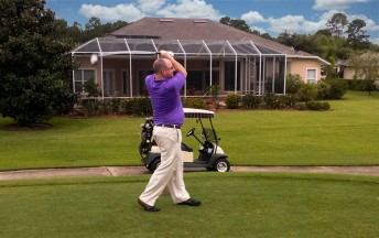 Playing Prestwick golf course