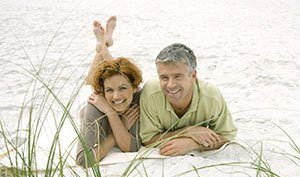 Couple on Florida Beach