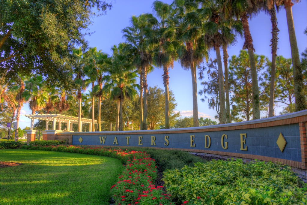 Waters Edge entrance