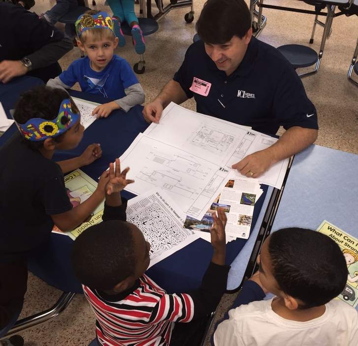 ICI Homes at Food Brings Hope Career Day - Rich Smerglia at TTS Elem