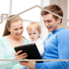 Small Changes to Make a Home Safer for Kids family with child and dream house