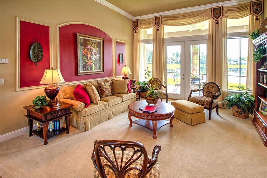 Create Interior Drama With Paint - plantationii familyroom large