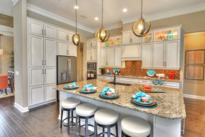 Beautiful and Functional kitchen at the Egret V model home in Tamaya