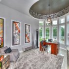 This study or home office at the Isabella at Browns Landing is a great example of using a flex room practically.