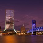 Jacksonville poised for “Supernova” Growth Jacksonville Florida skyline at night
