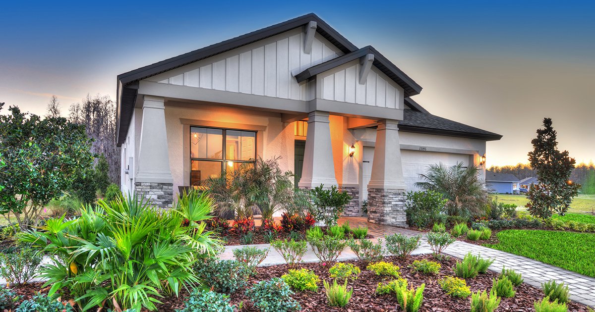 ICI Homes on the Front Page of Laker/Lutz News Homes Section