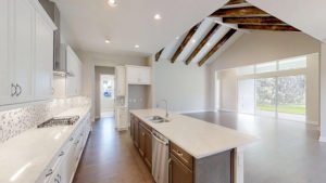 The Acadia Kitchen and Living Room