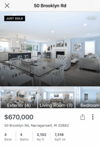 Narragansett, RI home from Realtor.com