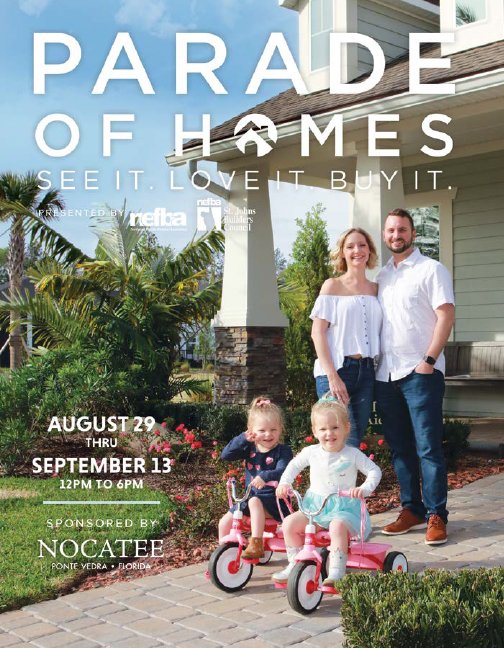 Parade of Homes Jax magazine cover story
