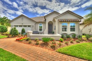 Mediterranean style Juliette model home at Tamaya in Jacksonville