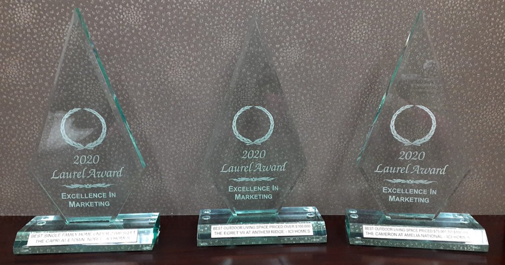 ICI Homes Wins Big at 2020 Laurel Awards - 2020 laurel awards 2020 Laurel Awards