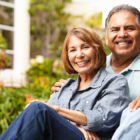 Daytona Beach No. 3 on Best Places to Retire Senior couple relaxing in garden