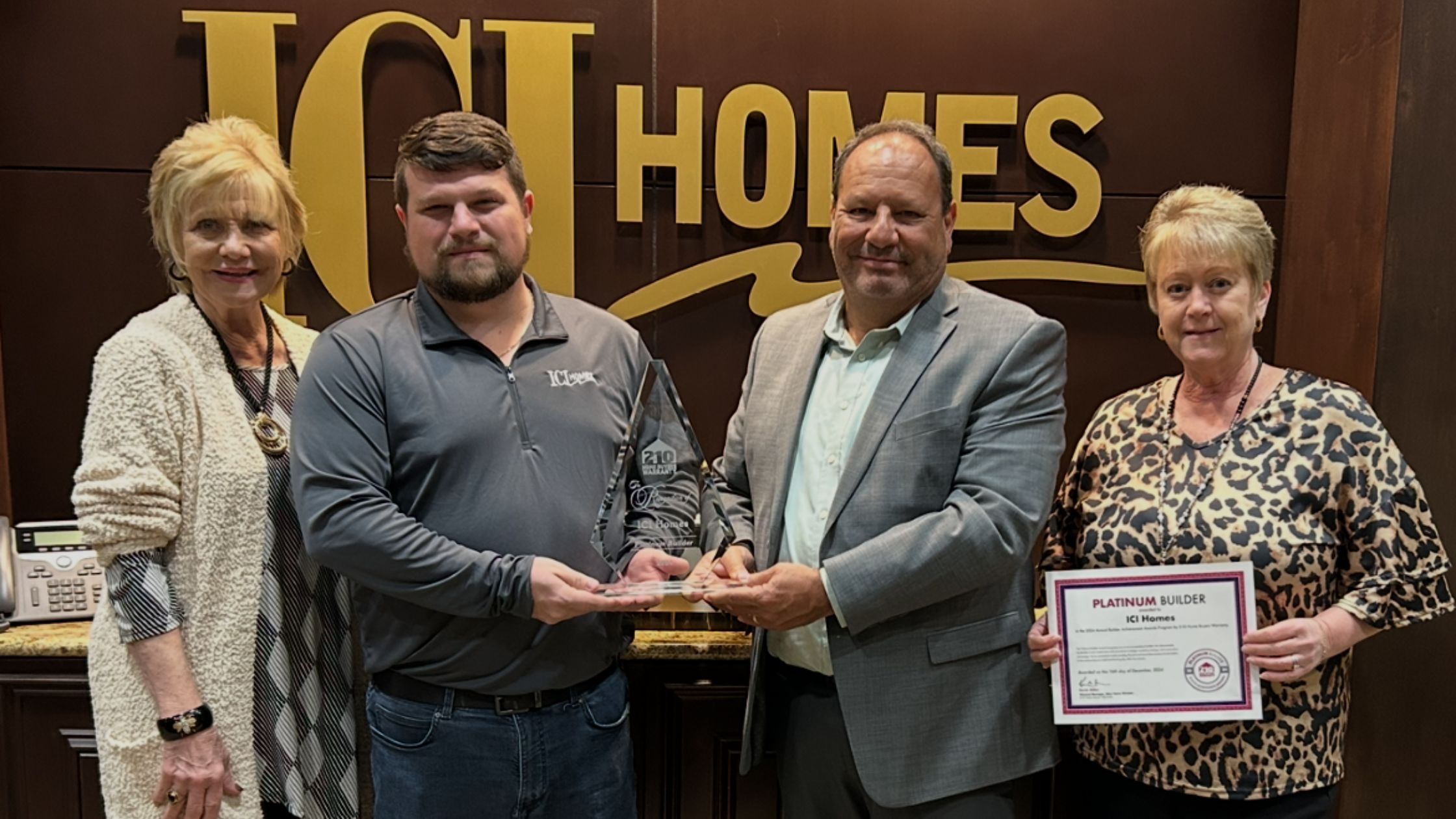 Celebrating Excellence: ICI Homes Warranty Team Honored - HBW 2024 Award1